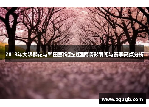 2019年大阪樱花与磐田喜悦激战回顾精彩瞬间与赛季亮点分析